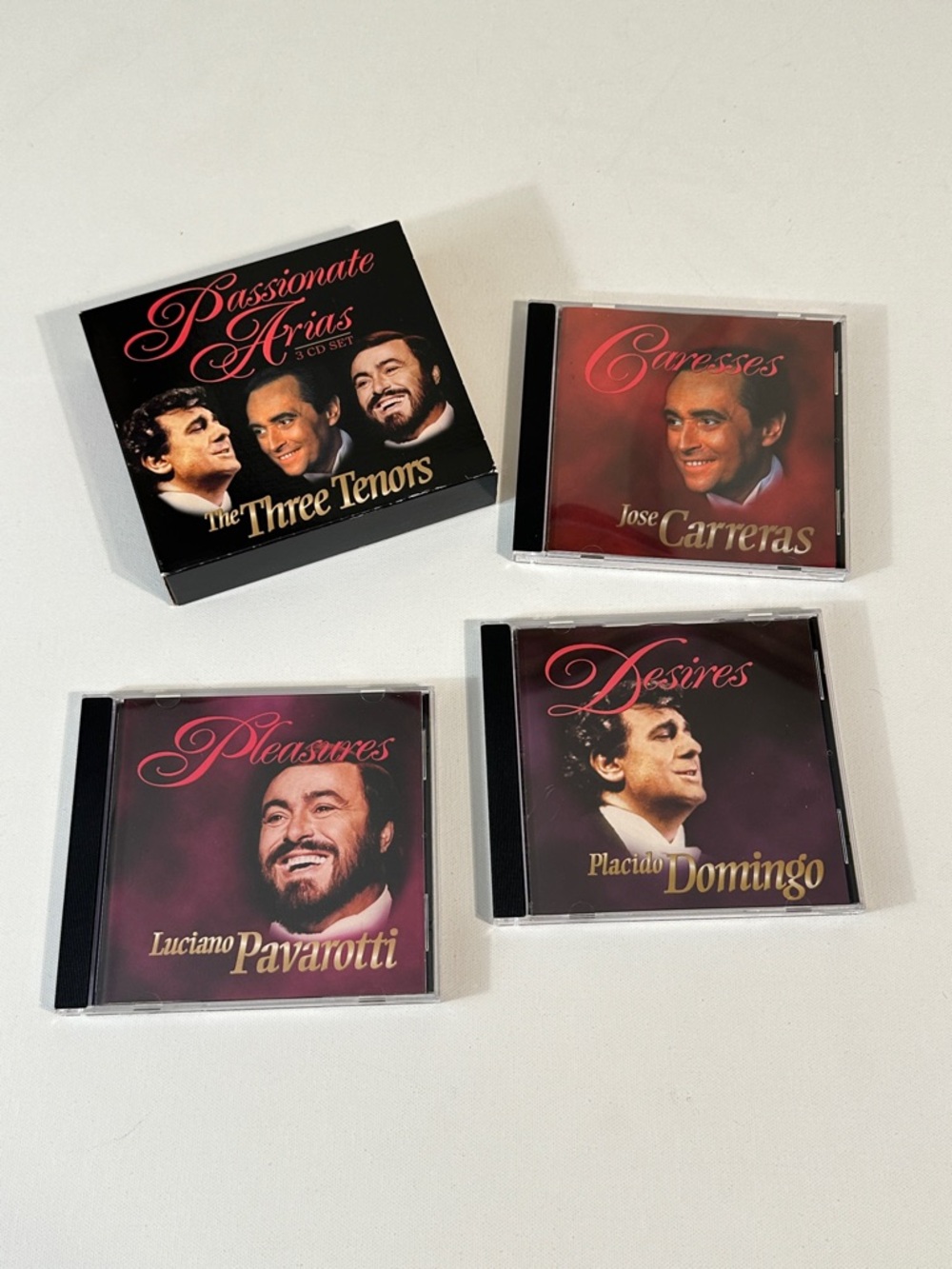 RARE - THE THREE TENORS - PASSIONATE ARIAS 3 CD BOXSET 1997